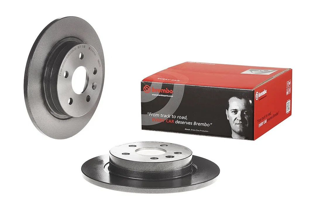 08B35711C02 – BREMBO Brake Rotor, Solid One Piece Design Wheel Bolt Pattern 5 x 105 Millimeter 268 Millimeter Diamete...